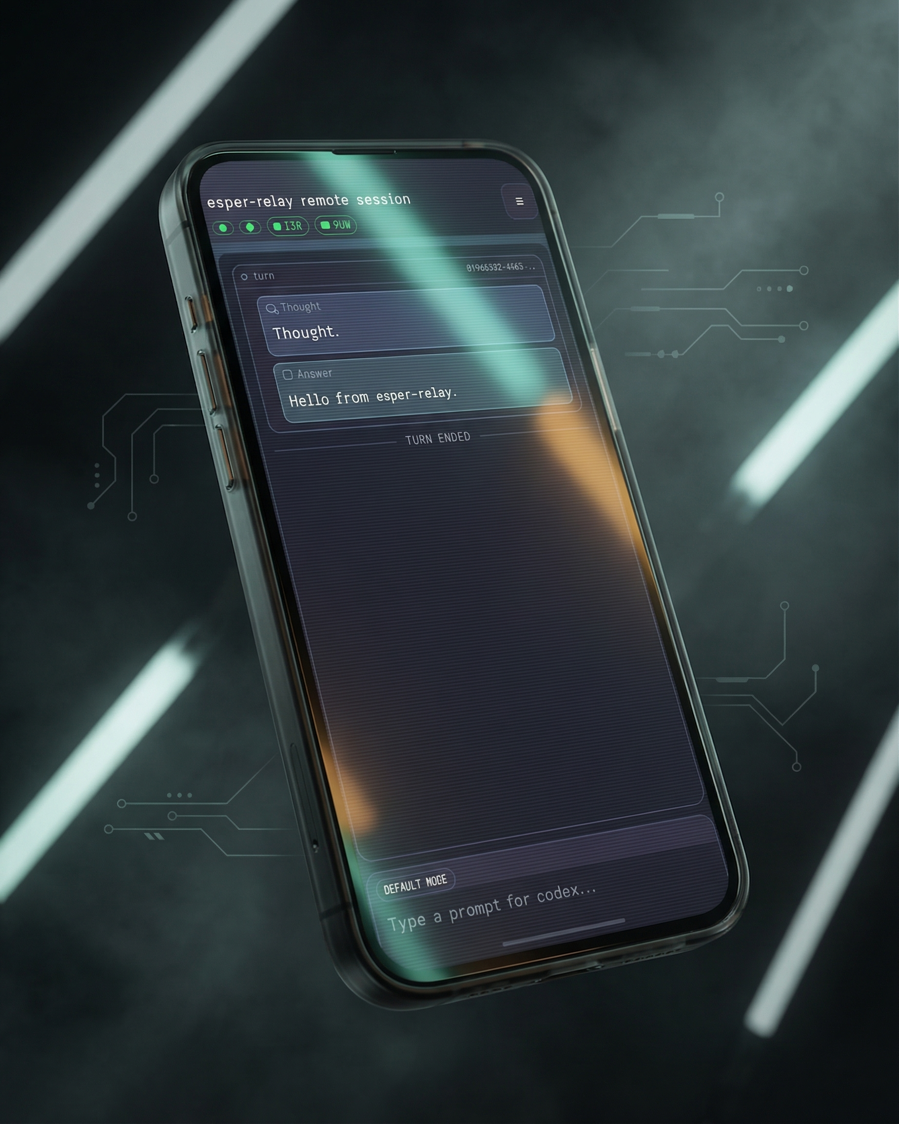 Esper Relay mobile session art composite